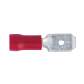 Push-On Male Terminal 6.3mm, Red - Pack of 100 RT22