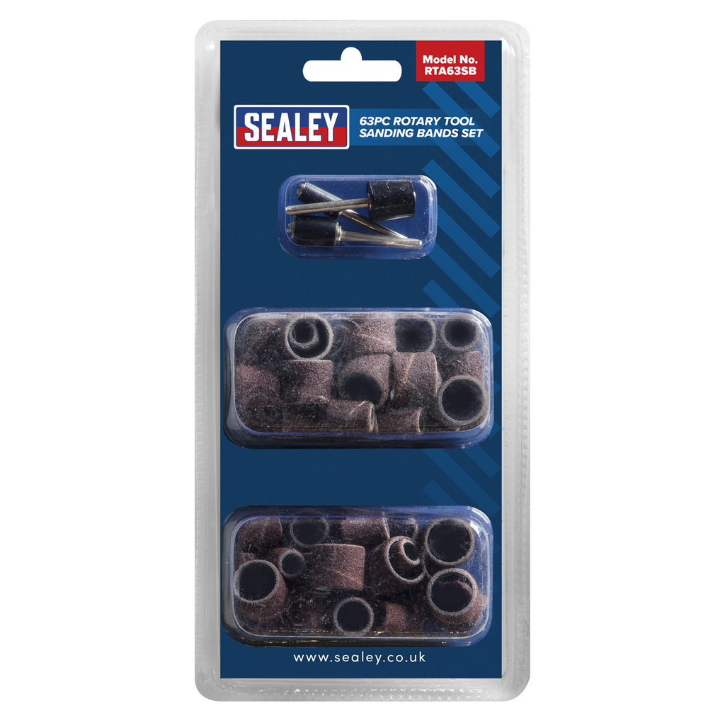 Rotary Tool Sanding Bands Set 63pc RTA63SB