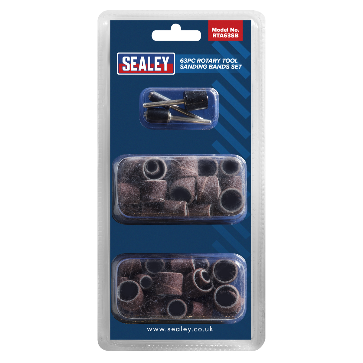 Rotary Tool Sanding Bands Set 63pc RTA63SB
