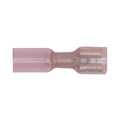 Heat Shrink Push-On Female Terminal 6.4mm, Red - Pack of 25 RTSPF25