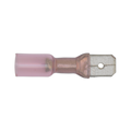 Heat Shrink Push-On Male Terminal 6.3mm, Red - Pack of 25 RTSPM25