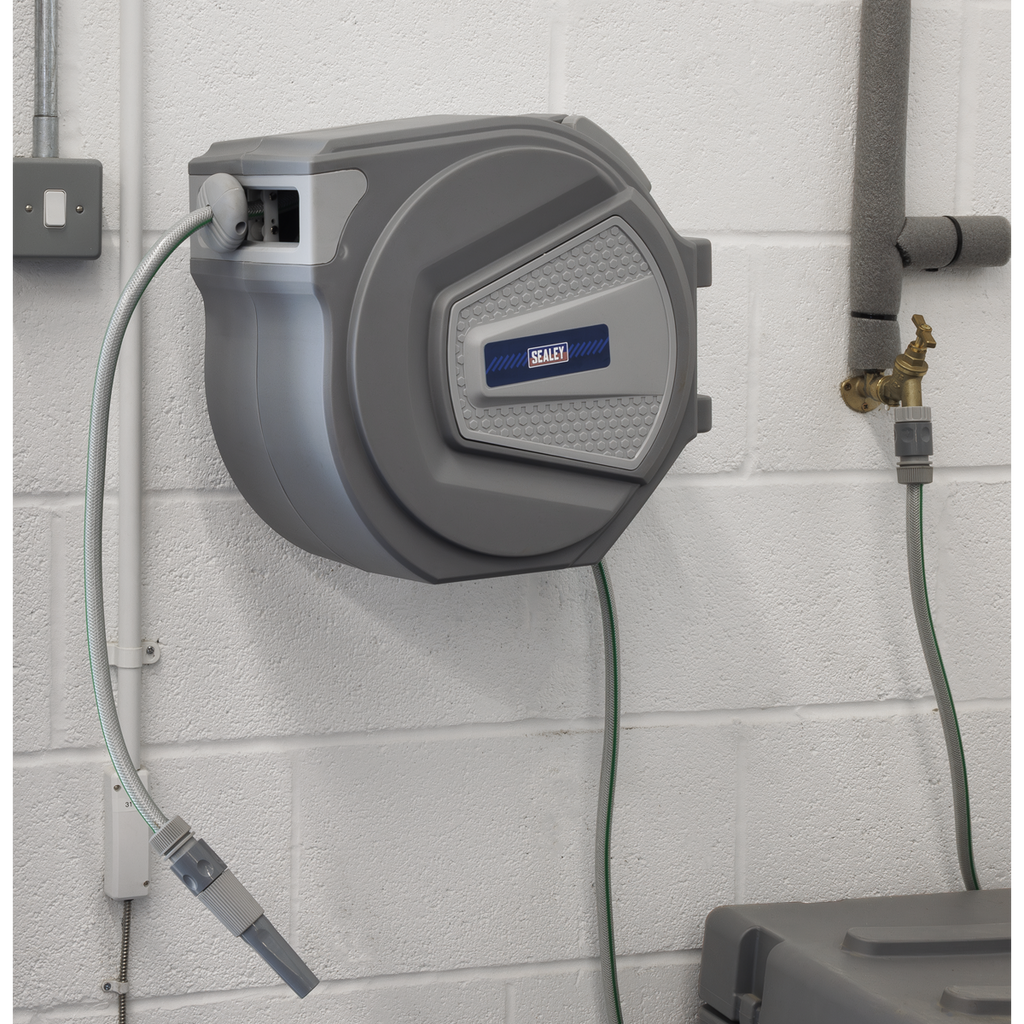Auto-Rewind Control Garden Hose Reel 30m RWH30