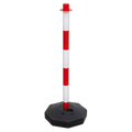 Red/White Post with Base RWPB01