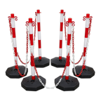 Post & Chain Kit 25m - Red/White RWSBKIT