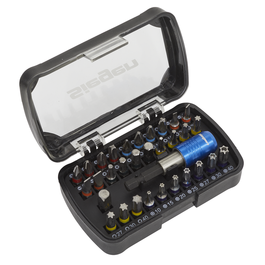 Colour-Coded Power Tool Bit Set 32pc S01035