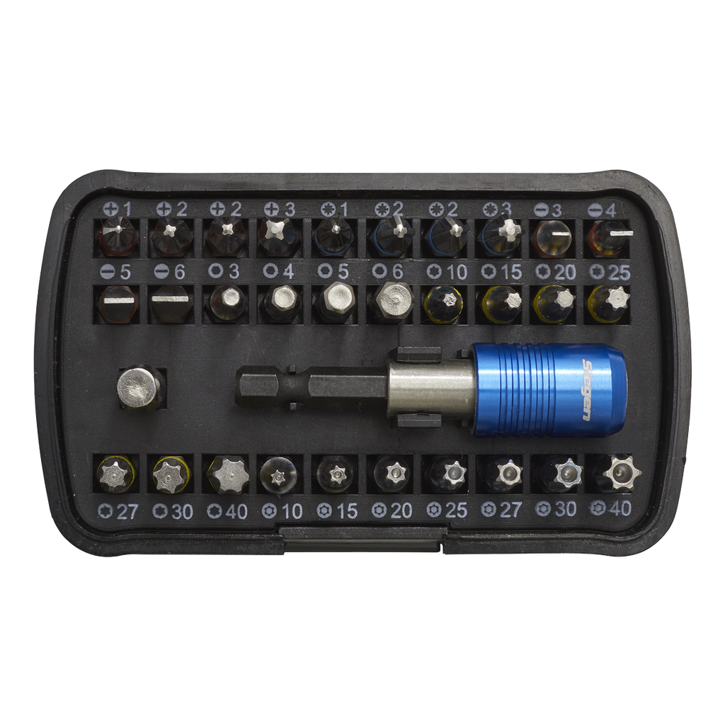 Colour-Coded Power Tool Bit Set 32pc S01035