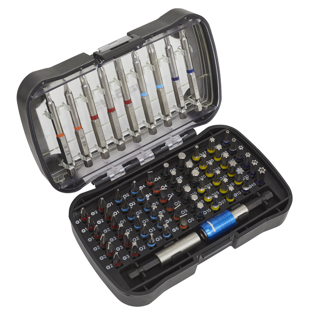 Colour-Coded Power Tool Bit Set 71pc S01038