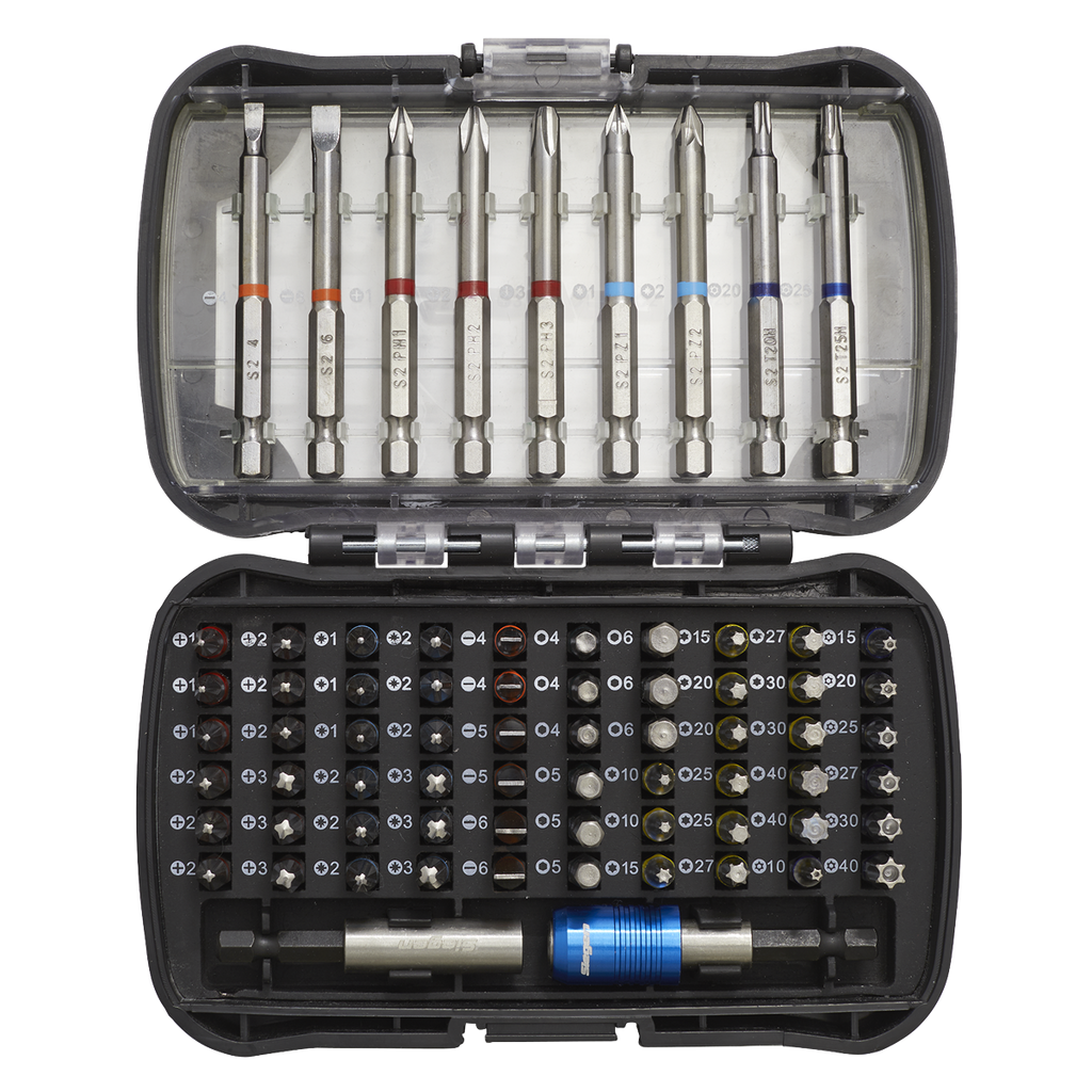 Colour-Coded Power Tool Bit Set 71pc S01038