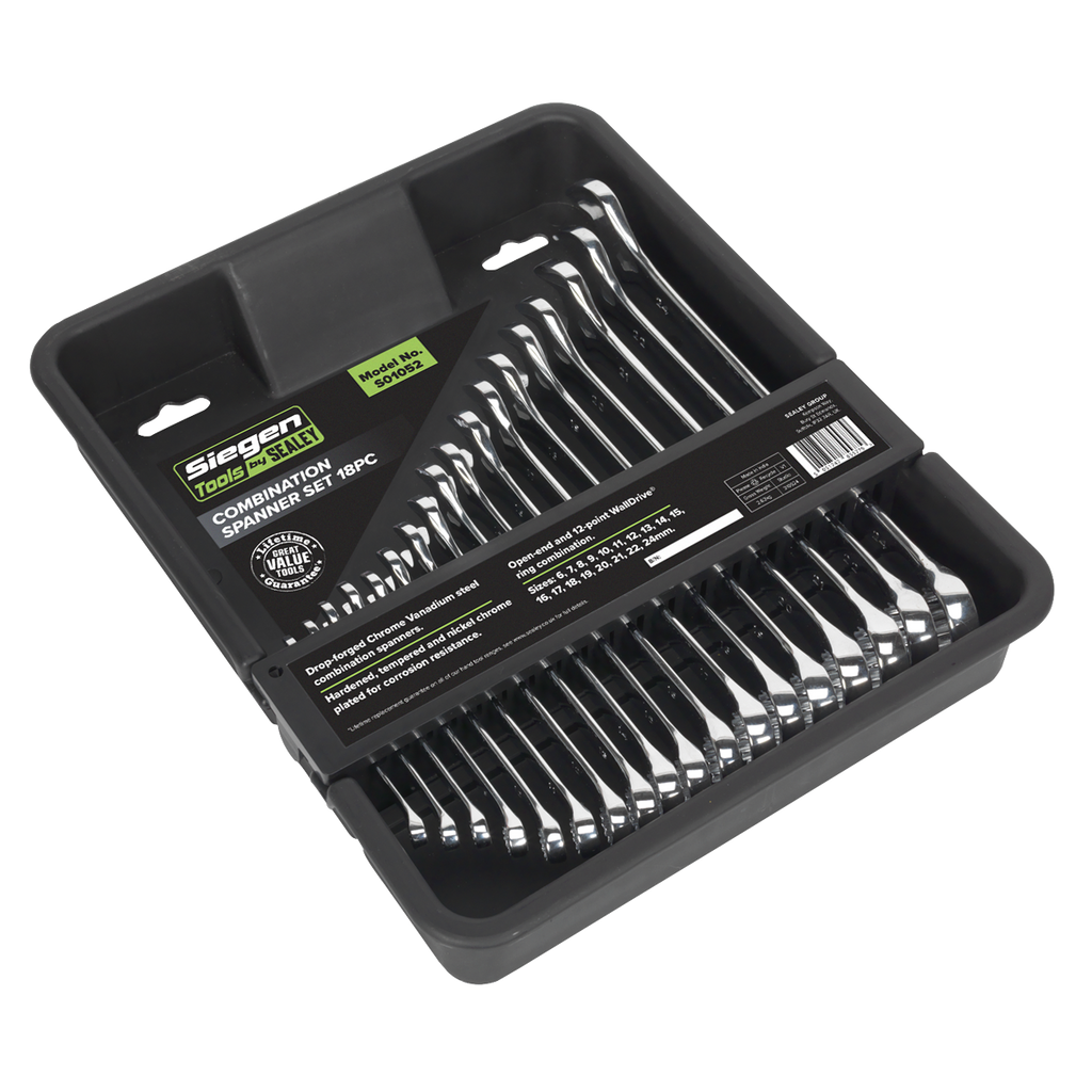 Combination Spanner Set 18pc S01052