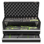 Portable Tool Chest 2 Drawer with Tool Kit 90pc S01055