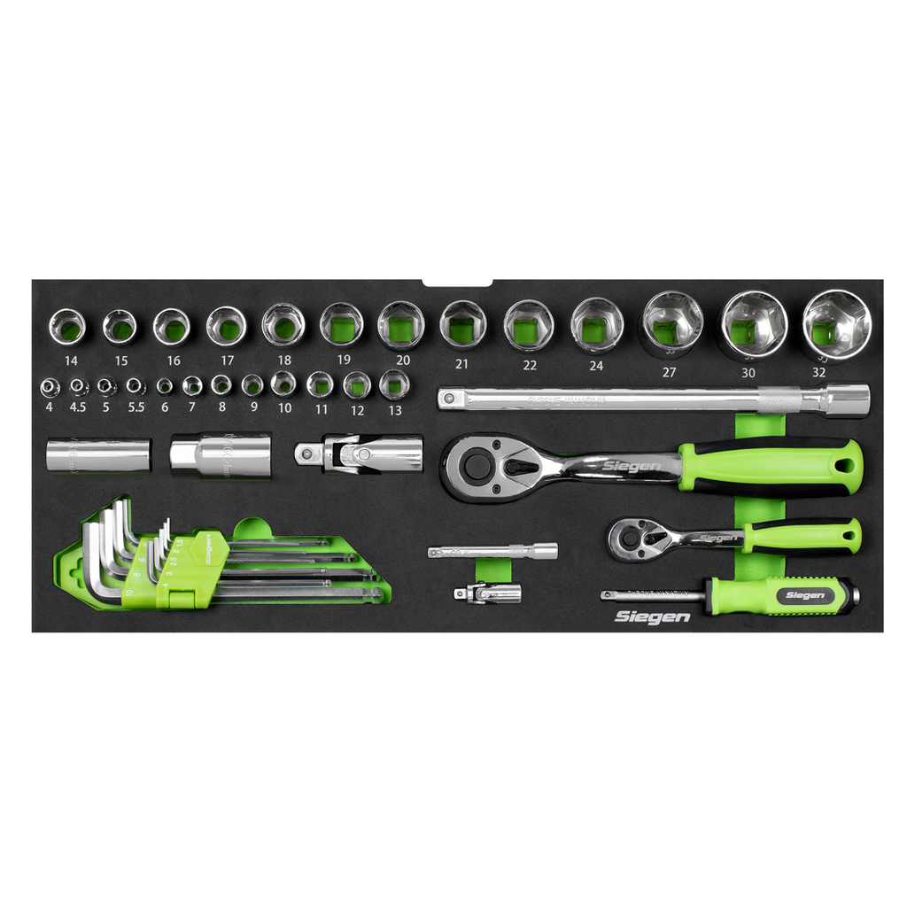 Portable Tool Chest 2 Drawer with Tool Kit 90pc S01055