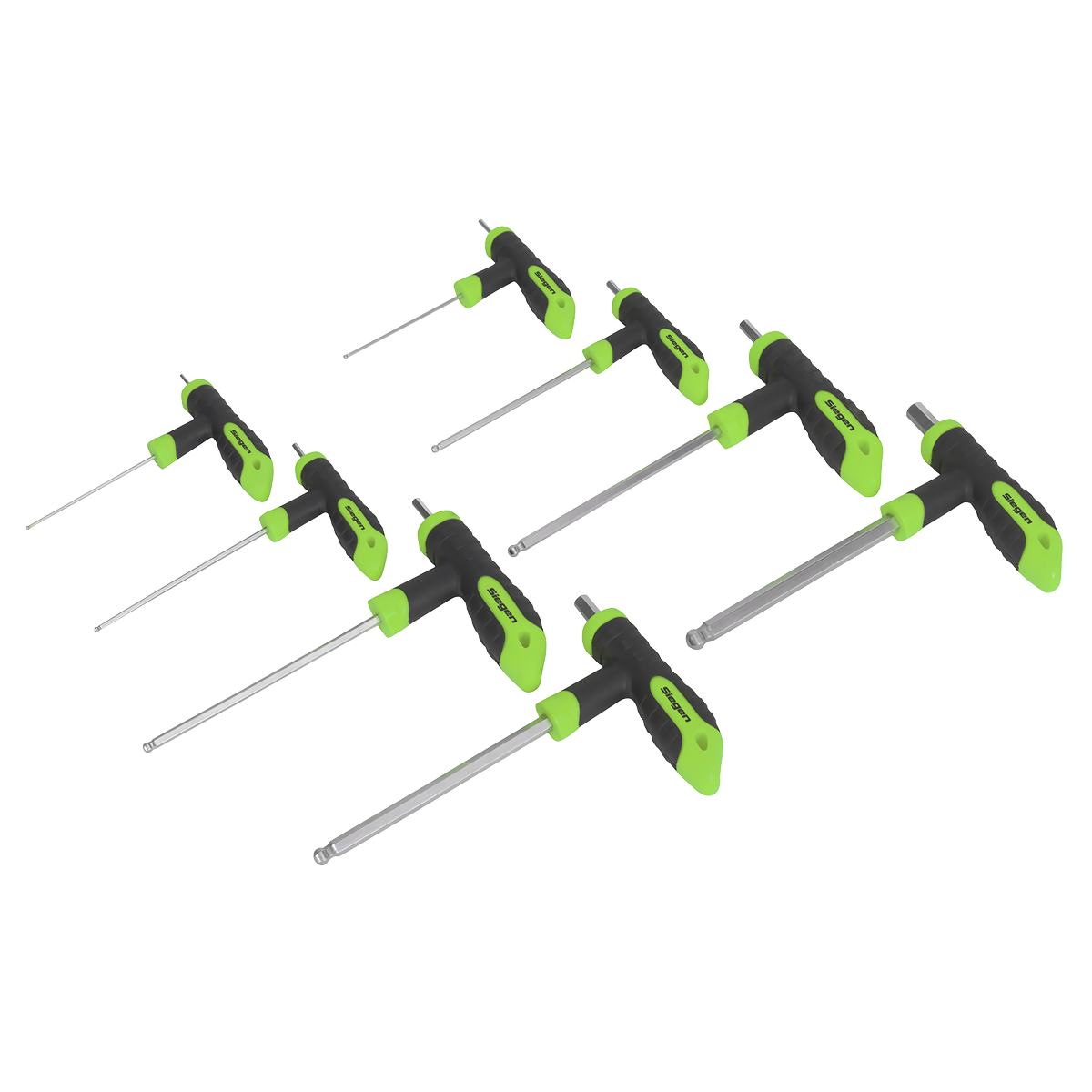 T-Handle Ball-End Hex Key Set 8pc S01069