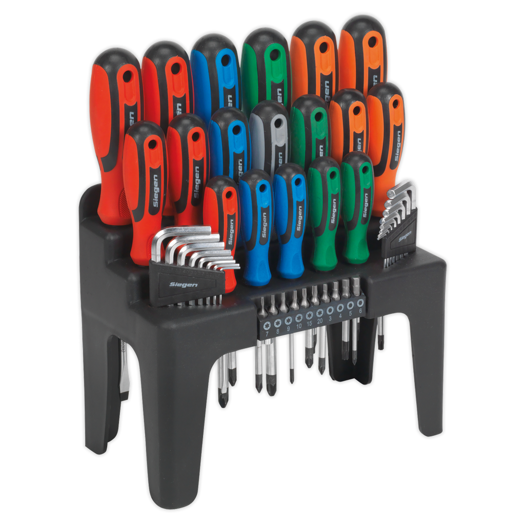 Screwdriver, Hex Key & Bit Set 44pc S01090