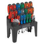 Screwdriver, Hex Key & Bit Set 44pc S01090