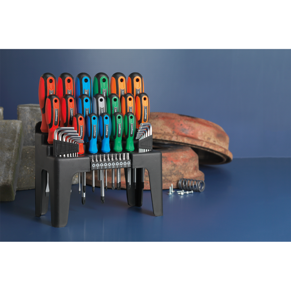 Screwdriver, Hex Key & Bit Set 44pc S01090
