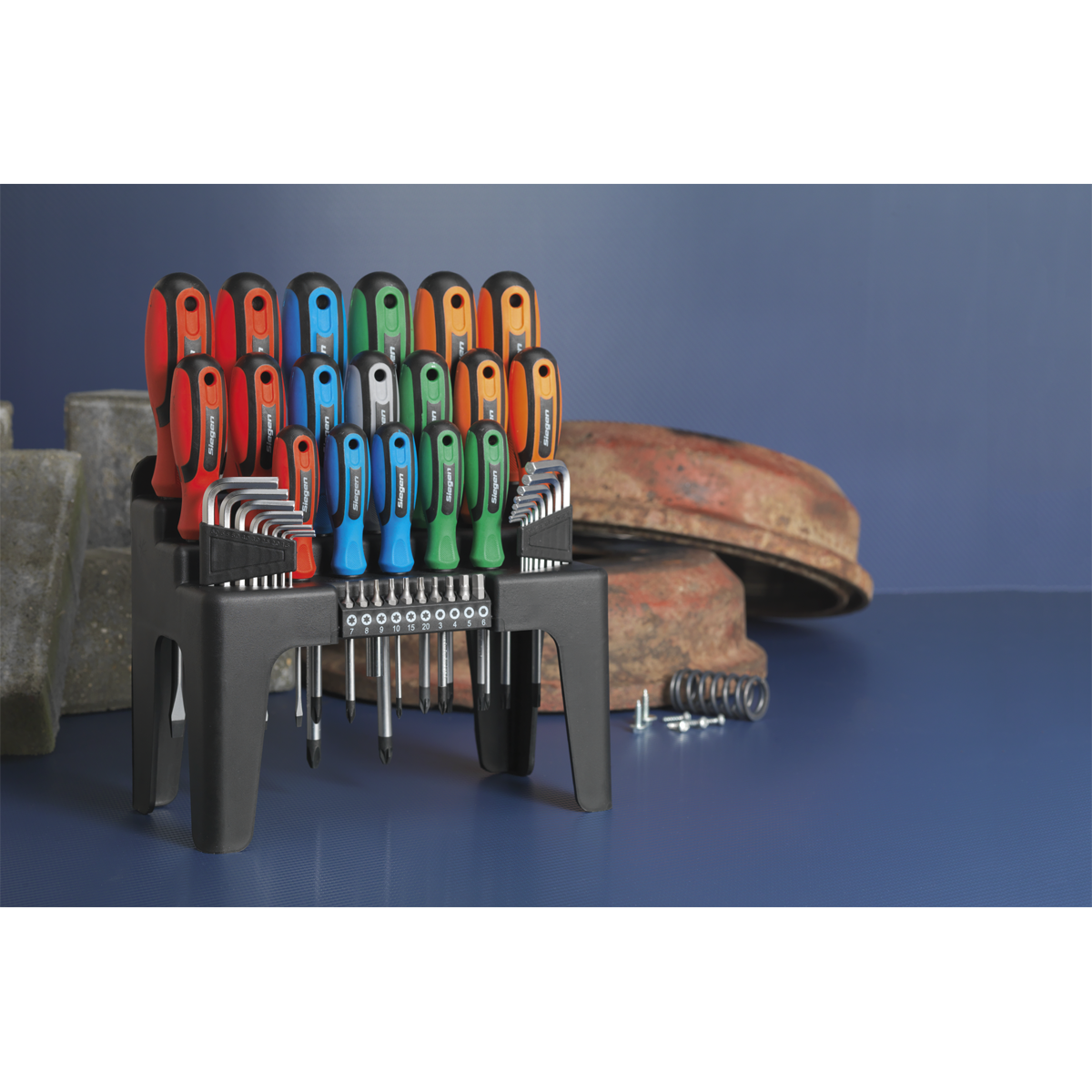 Screwdriver, Hex Key & Bit Set 44pc S01090