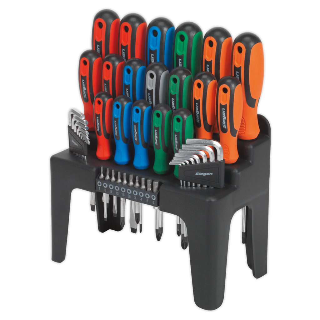 Screwdriver, Hex Key & Bit Set 44pc S01090