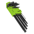 Long Ball-End Hex Key Set 9pc S01093