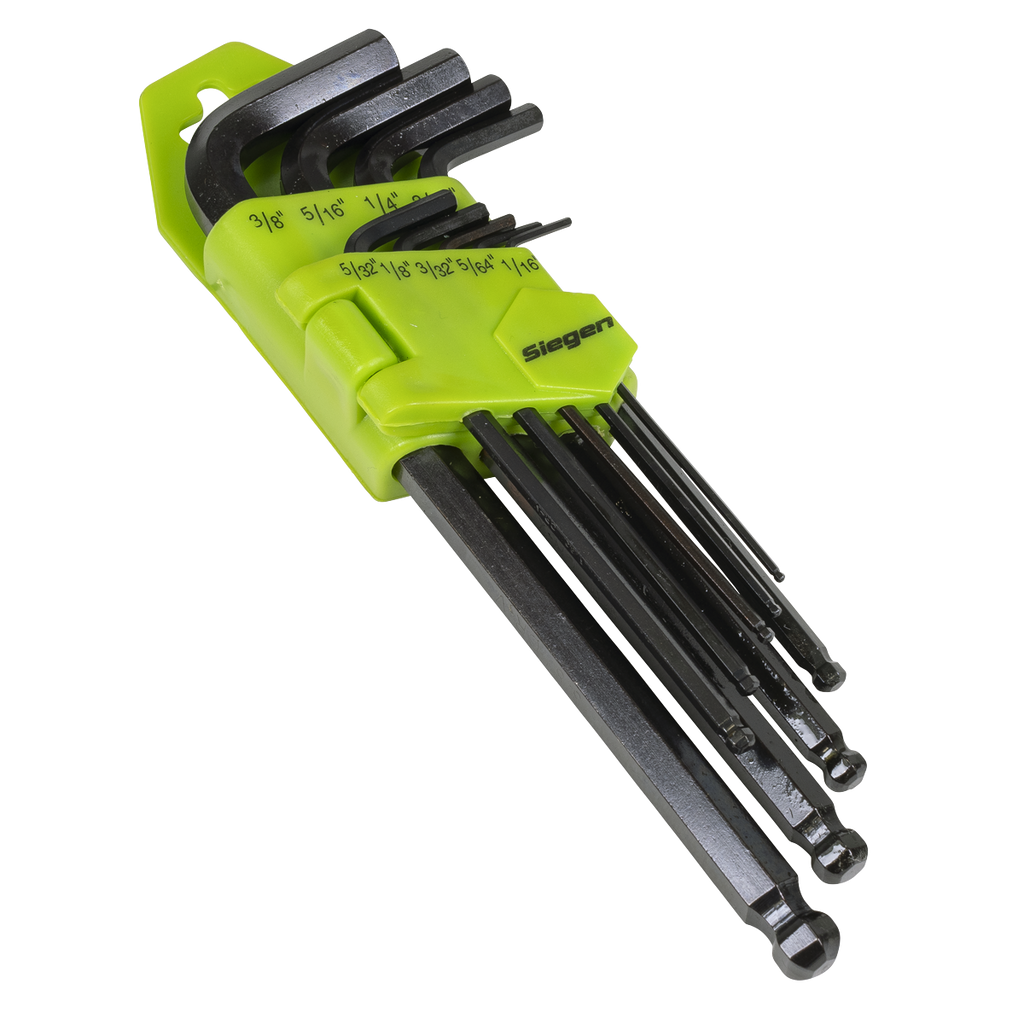 Imperial Long Ball-End Hex Key Set 9pc S01098