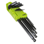 Imperial Long Ball-End Hex Key Set 9pc S01098