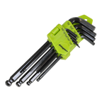 Imperial Long Ball-End Hex Key Set 9pc S01098
