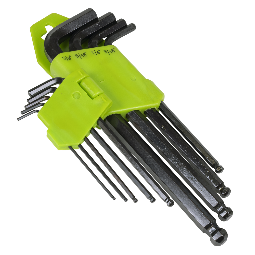 Imperial Long Ball-End Hex Key Set 9pc S01098