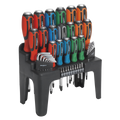 Hammer-Thru Screwdriver, Hex Key & Bit Set 44pc S01106