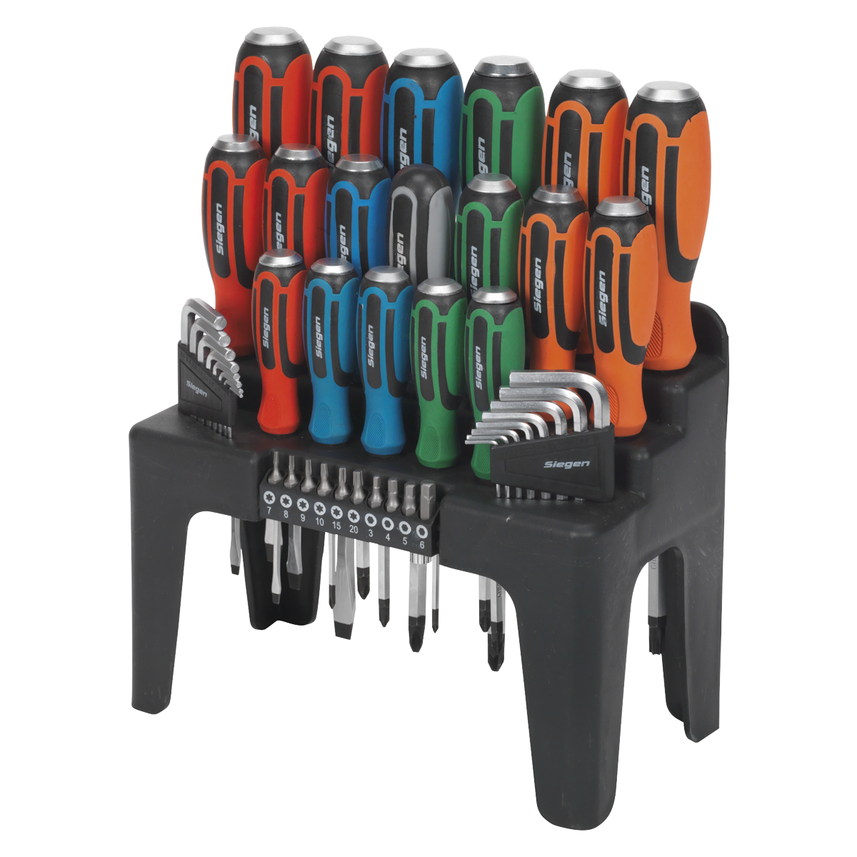 Hammer-Thru Screwdriver, Hex Key & Bit Set 44pc S01106
