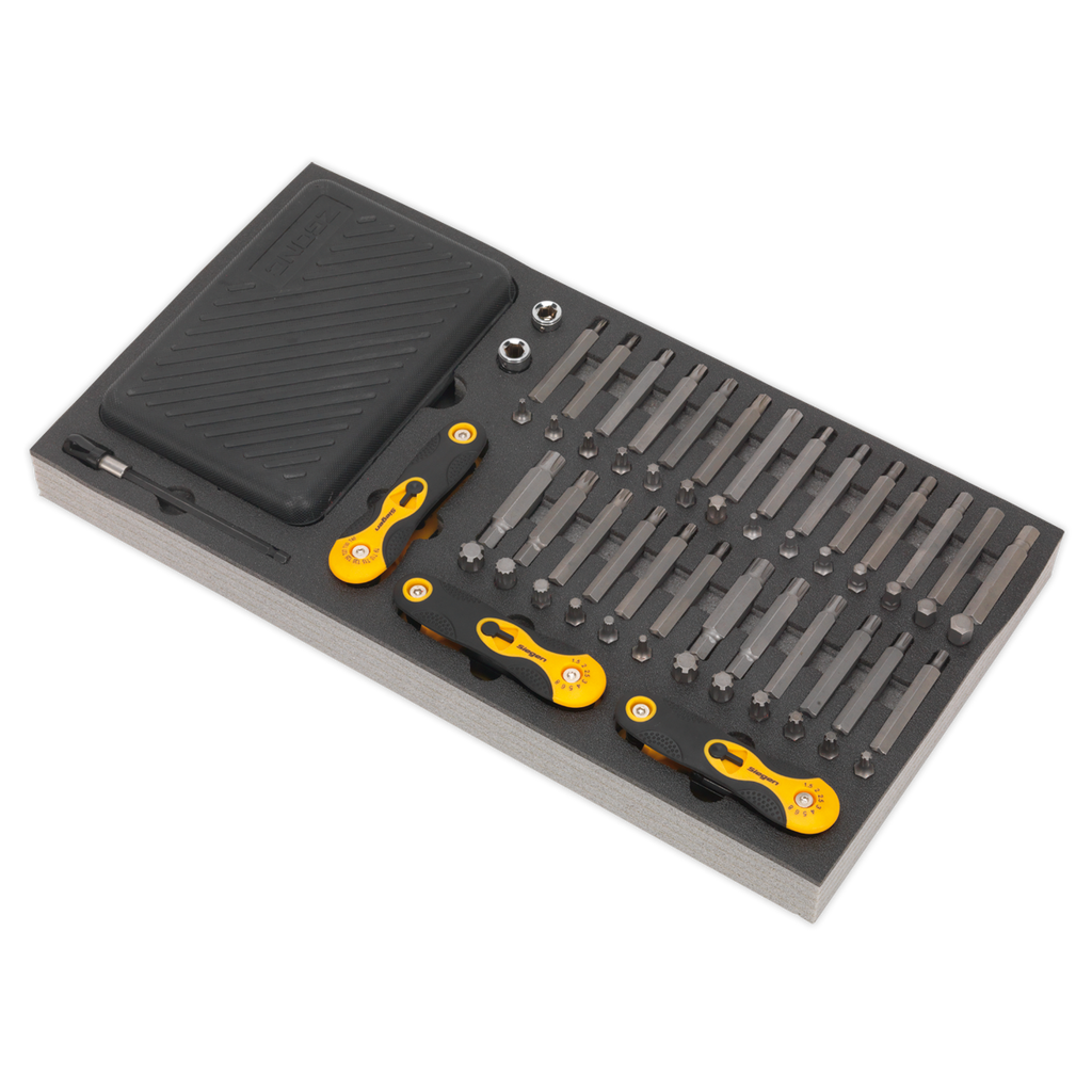 Specialised Bit Set & Folding Hex Keys with Tool Tray 192pc S01126