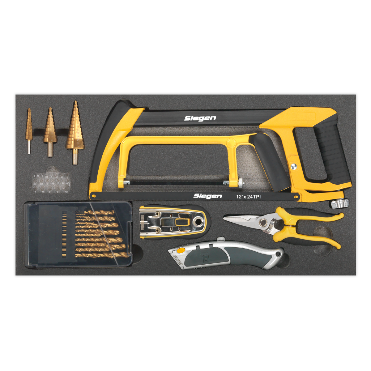 Cutting & Drilling Set with Tool Tray 28pc S01133