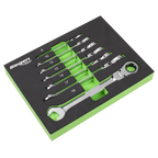 Combination Flexi-Head Ratchet Spanner Set 7pc S01143