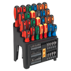 Screwdriver, Bit & Nut Driver Set 61pc S01152