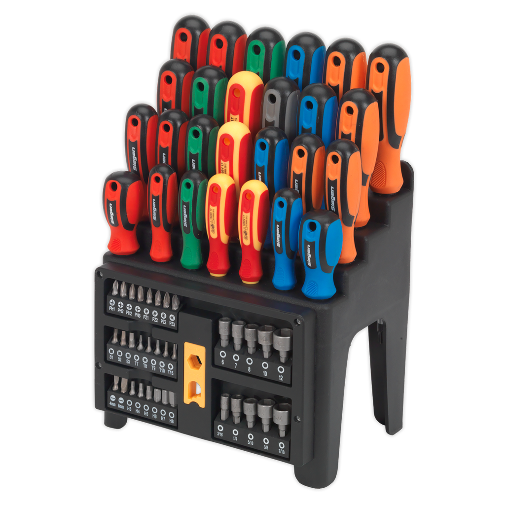 Screwdriver, Bit & Nut Driver Set 61pc S01152