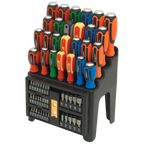 Hammer-Thru Screwdriver, Bit & Nut Driver Set 61pc S01153