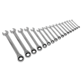 Combination Ratchet Spanner Set 17pc S01156