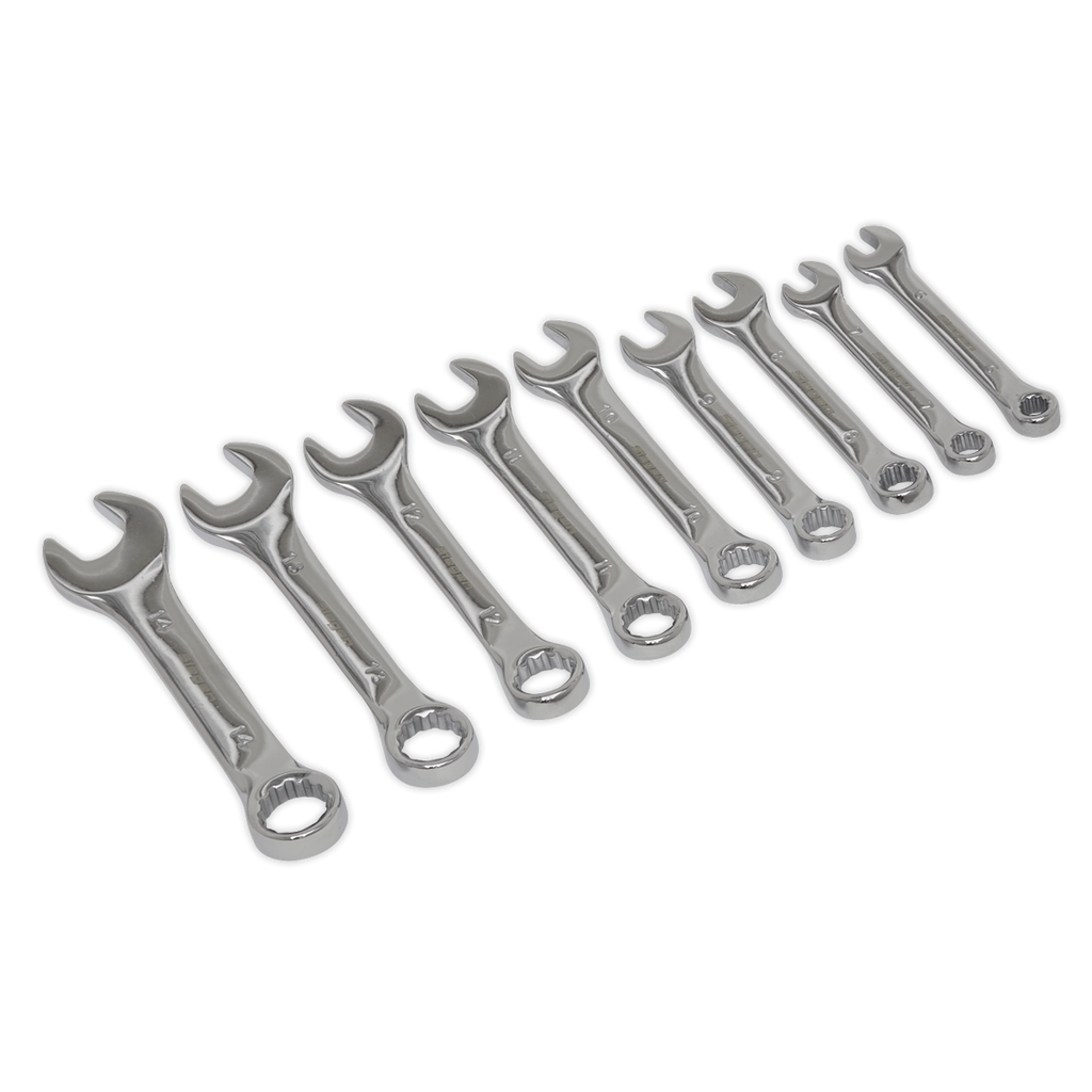 Stubby Combination Spanner Set 9pc S01157