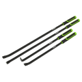 Heavy-Duty Pry Bar Set with Hammer Cap 4pc S01193