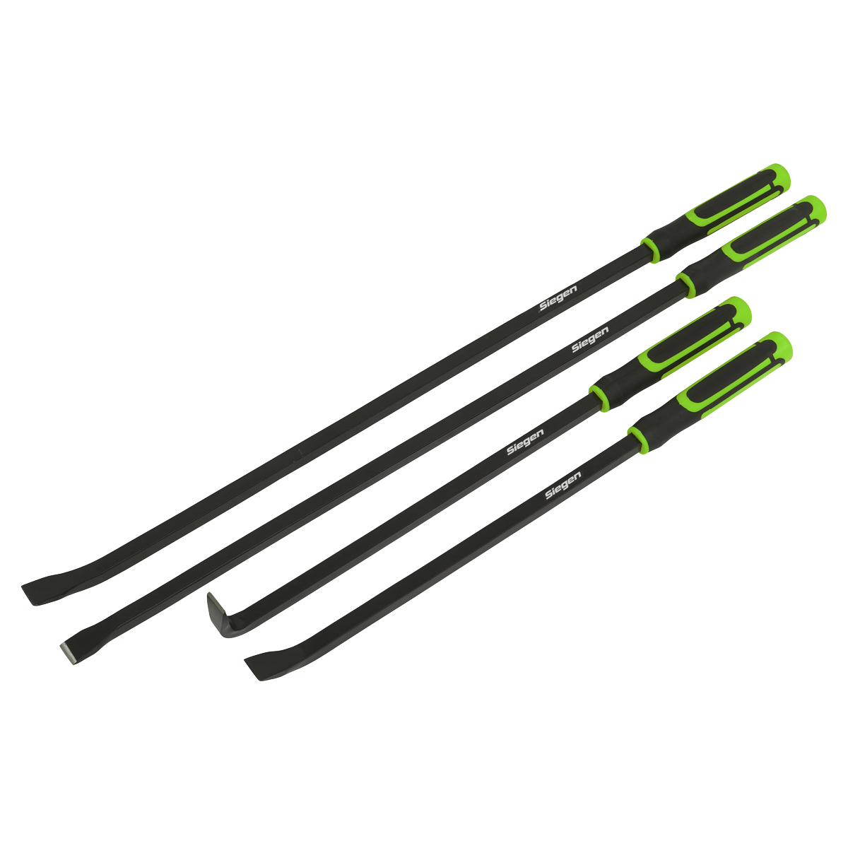 Heavy-Duty Pry Bar Set with Hammer Cap 4pc S01193