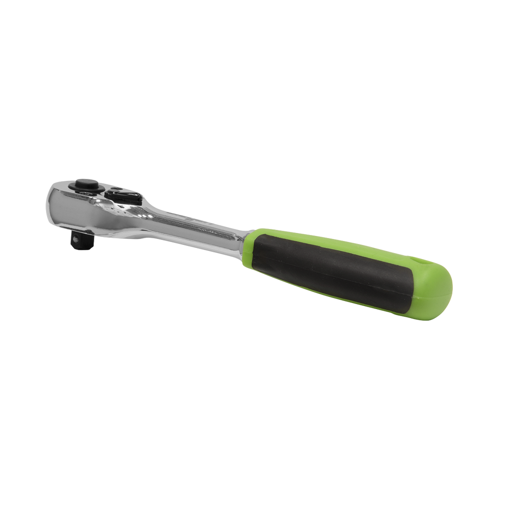 Pear-Head Ratchet Wrench with Flip Reverse 1/4"Sq Drive S01200