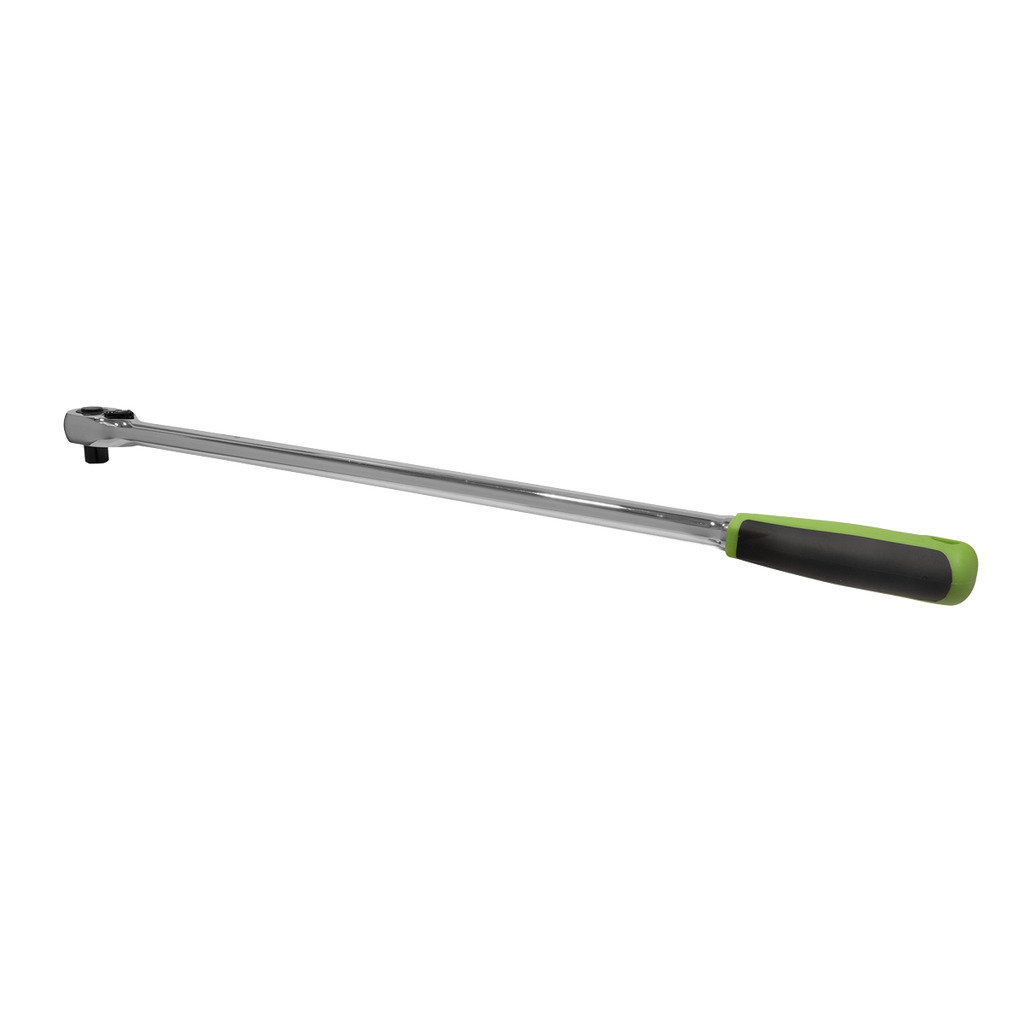 Extra-Long Pear-Head Ratchet Wrench with Flip Reverse 1/2"Sq Drive S01207