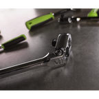 Extra-Long Flexi-Head Ratchet Wrench with Flip Reverse 3/8"Sq Drive S01208
