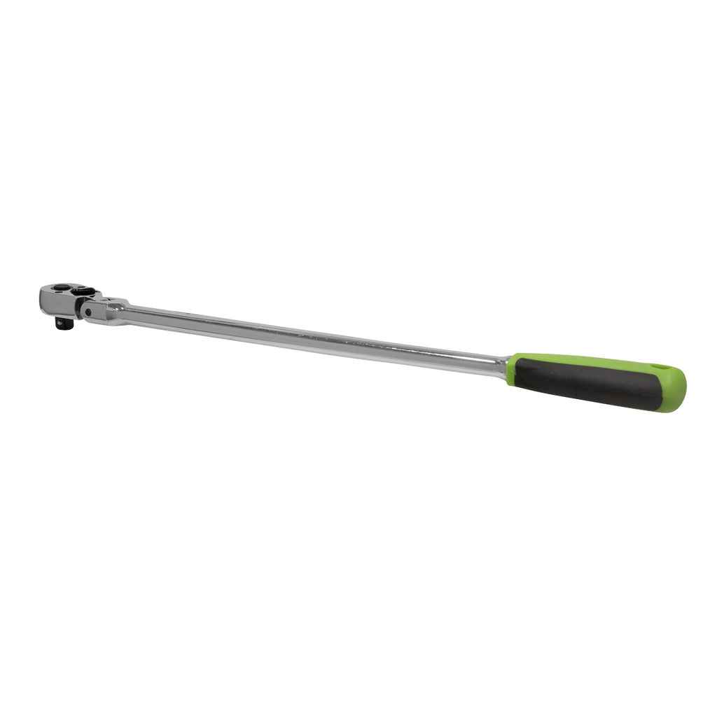 Extra-Long Flexi-Head Ratchet Wrench with Flip Reverse 3/8"Sq Drive S01208