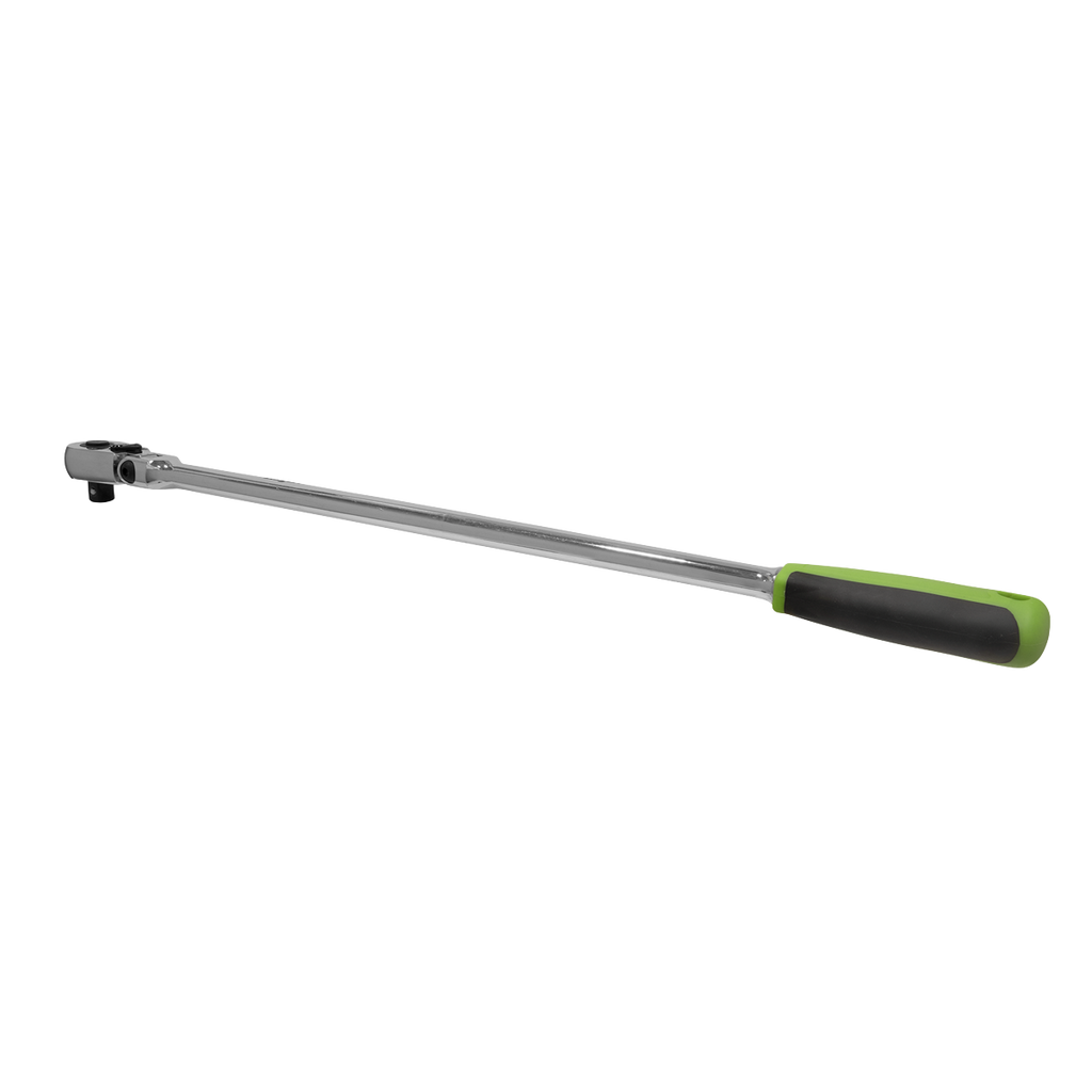 Extra-Long Flexi-Head Ratchet Wrench with Flip Reverse 1/2"Sq Drive S01209