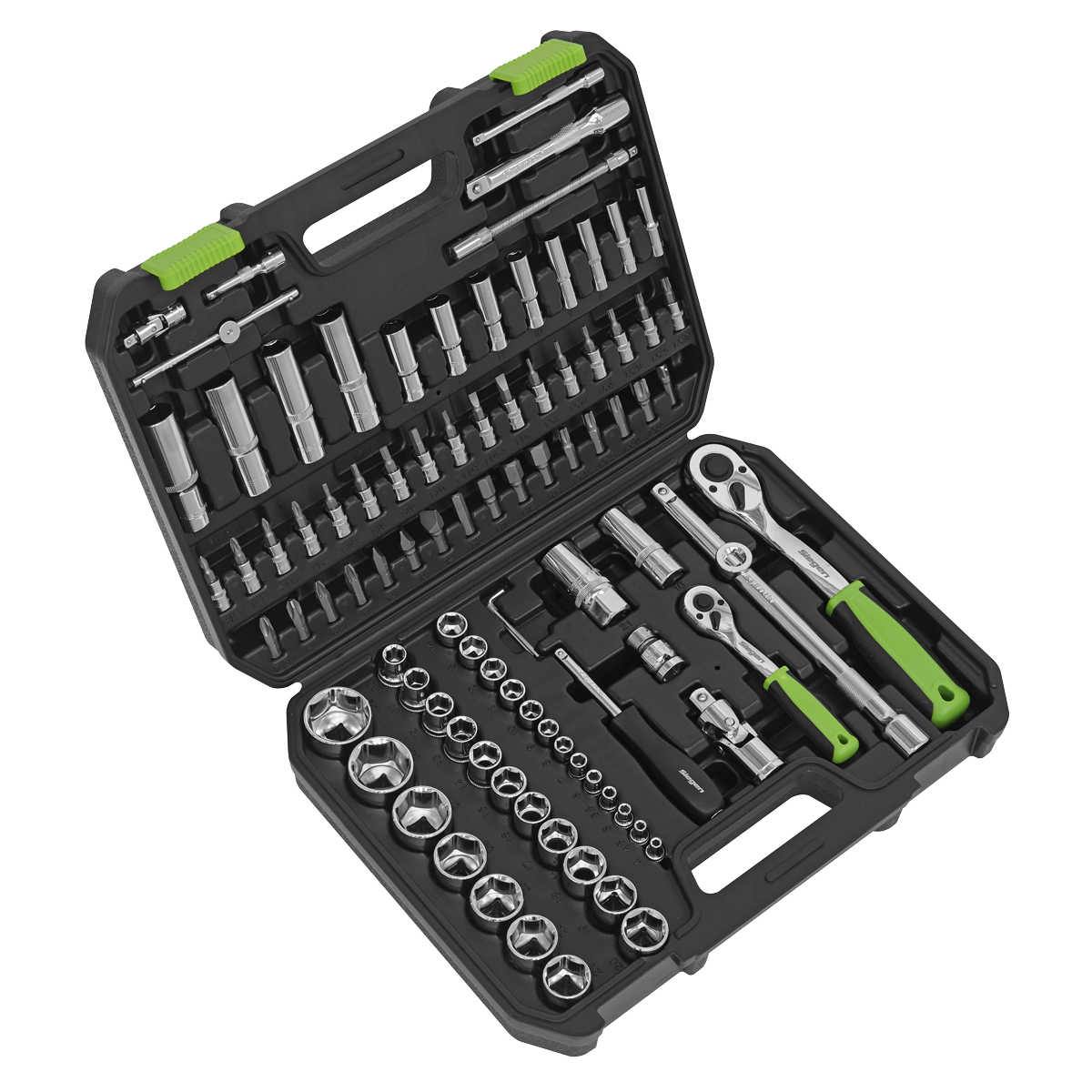 Topchest & Rollcab Combination 6 Drawer with 170pc Tool Kit - Green/Grey AP2200COMBOHV