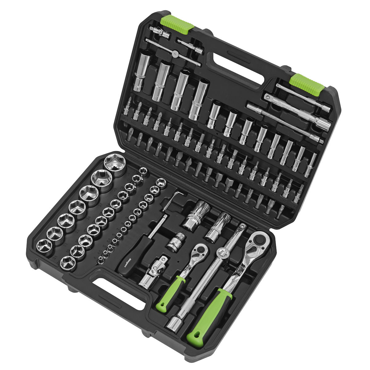 Socket Set 1/4" & 1/2"Sq Drive 94pc S01210