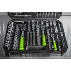 Socket Set 1/4", 3/8" & 1/2"Sq Drive 171pc S01211