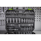 Socket Set 1/4", 3/8" & 1/2"Sq Drive 171pc S01211