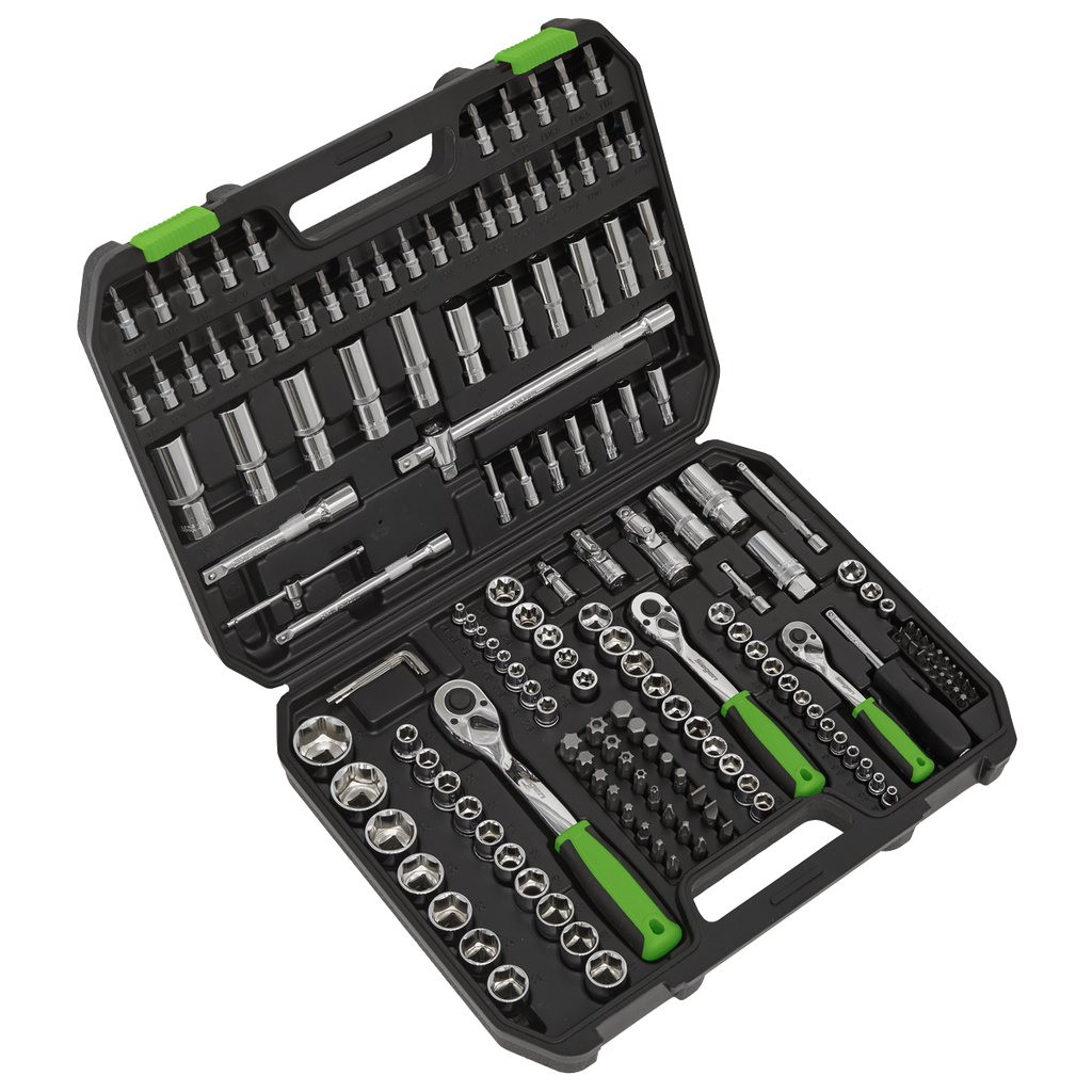 Socket Set 1/4", 3/8" & 1/2"Sq Drive 171pc S01211