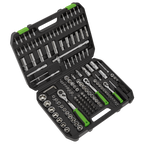 Socket Set 1/4", 3/8" & 1/2"Sq Drive 171pc S01211
