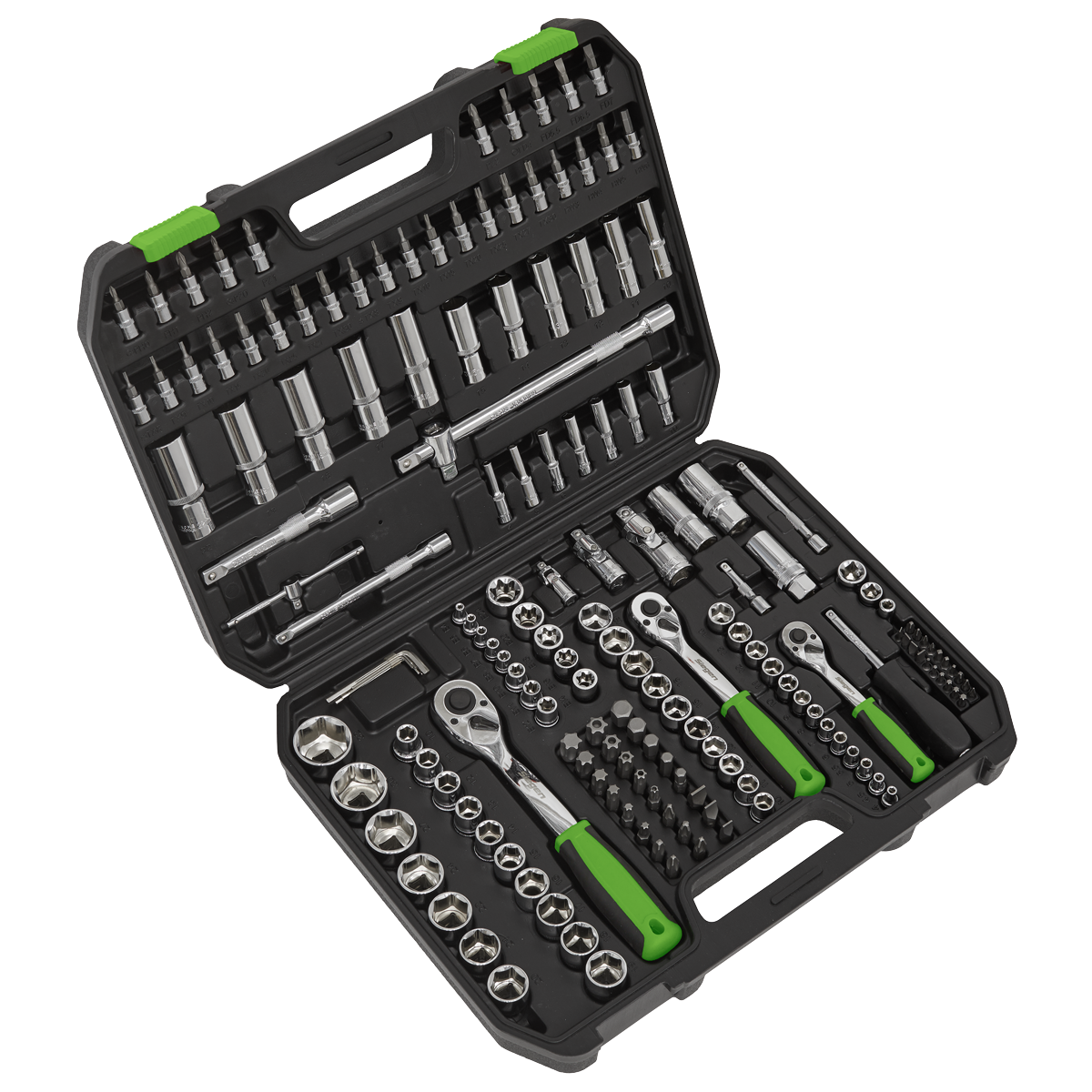 Socket Set 1/4", 3/8" & 1/2"Sq Drive 171pc S01211
